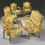 Gold chairs